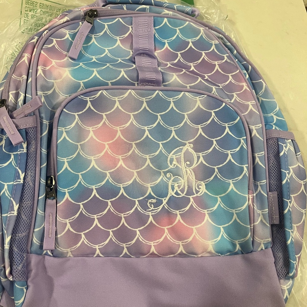 Mermaid Scale Backpack in Pastel Colors